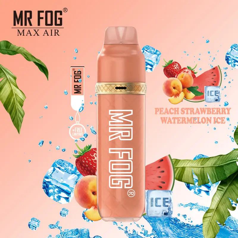 Mr Fog Max Air Disposable - Peach Strawberry Watermelon Ice 