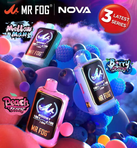 Mr Fog Nova Peach Mr Fog Nova Limited Edition 36K Disposable