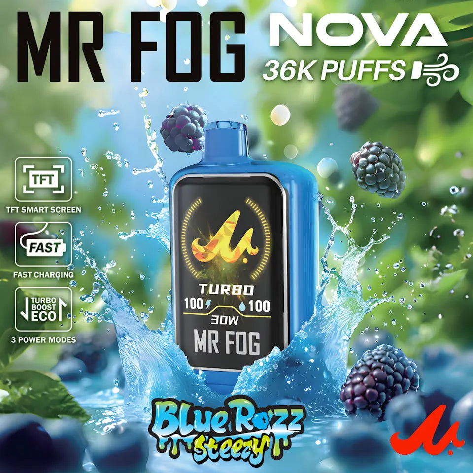 Mr Fog Nova Steezy Edition 36K Disposable Vape Mr Fog Nova Steezy Edition 36K Disposable Vape
