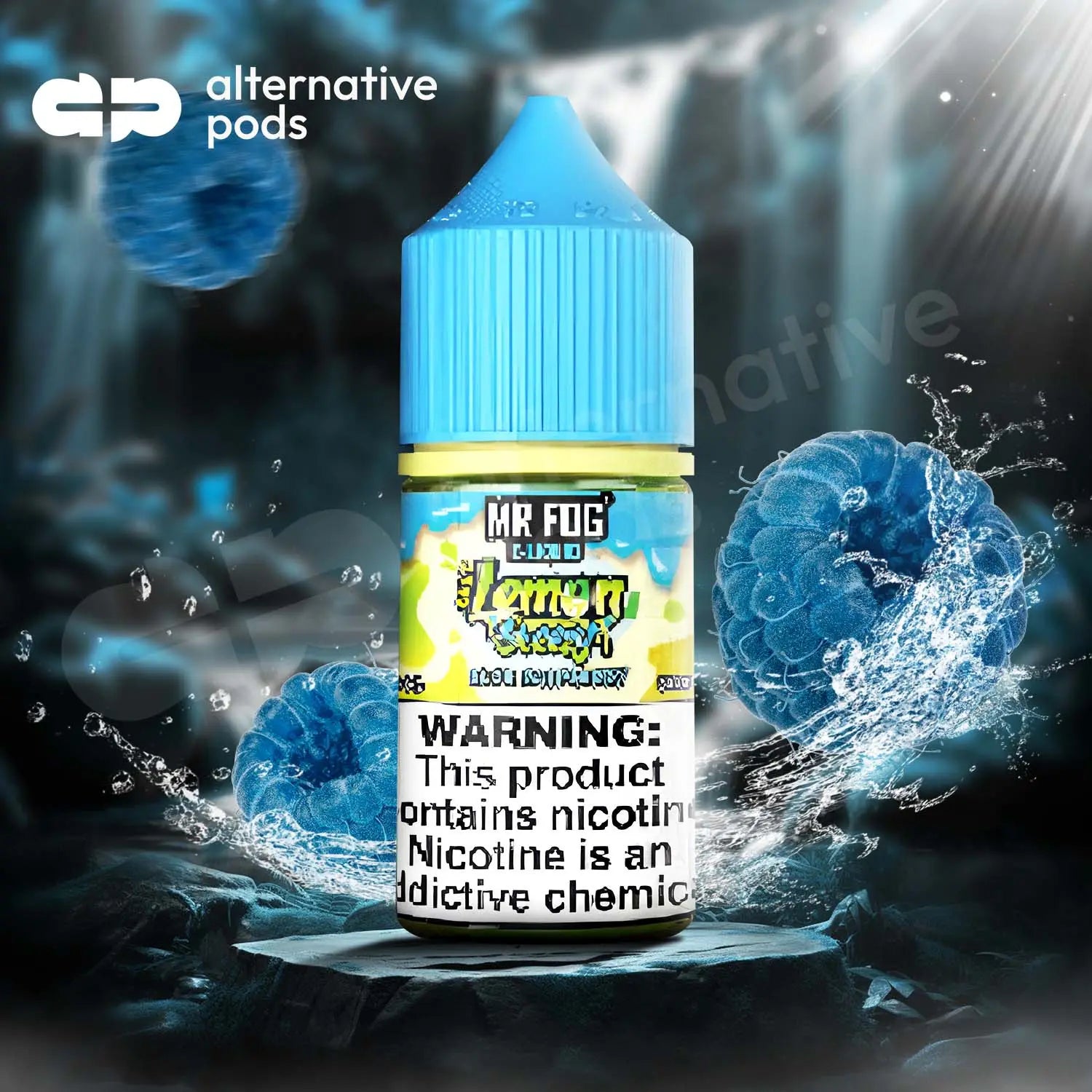 Mr Fog Steezy Nicotine Salt E-Liquid 30ML - Lemon Blue Raspberry 