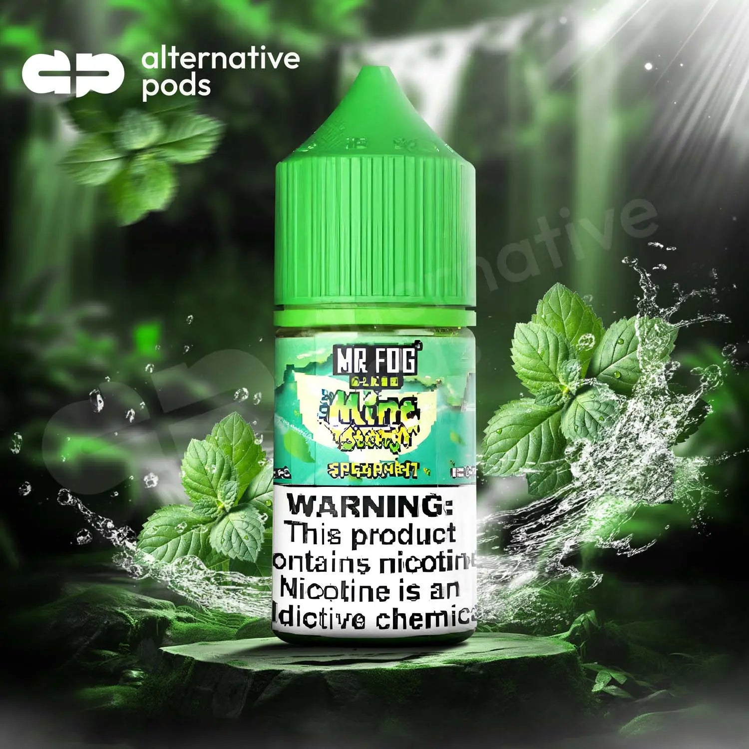 Mr Fog Steezy Nicotine Salt E-Liquid 30ML - Mint Spearmint 