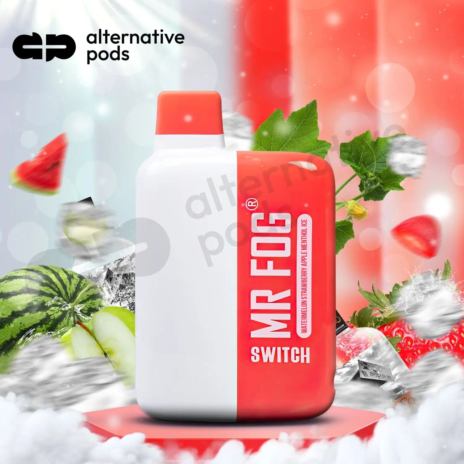 Mr Fog Switch 5500 - Watermelon Strawberry Apple Menthol Ice 