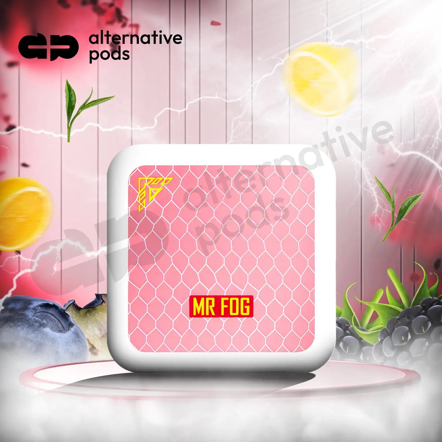 Mr fog Mini Disposable Vape  - Blackberry Blueberry Lemon