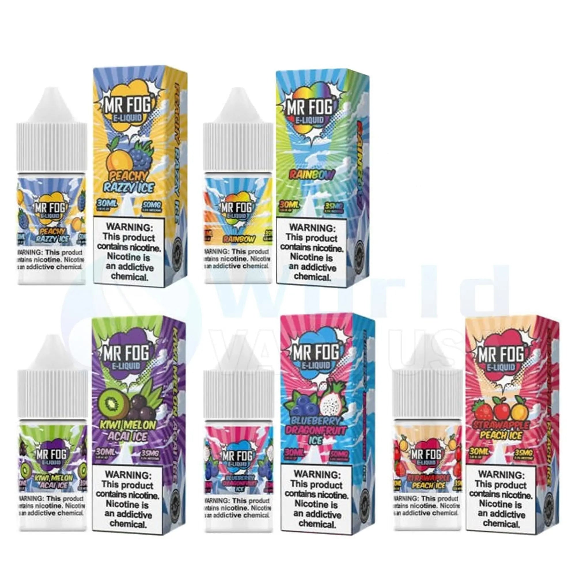 Mr. Fog Synthetic Nicotine Salt E-Liquid - 30ml Mr. Fog Synthetic Nicotine Salt E-Liquid - 30ml