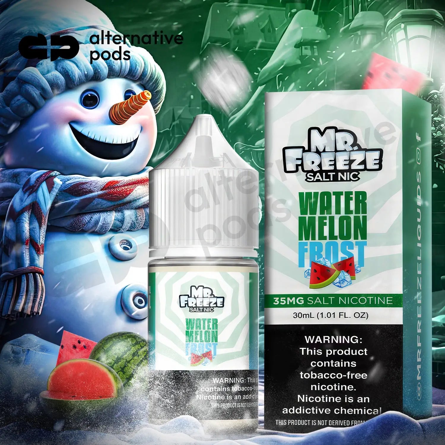 Mr. Freeze Salt Nic Synthetic Nicotine Salt E-Liquid 30ML - Alternative pods | Online Vape & Smoke Shop