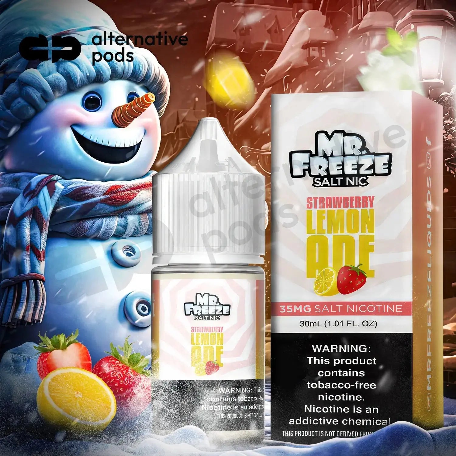 Mr. Freeze Salt Nic Synthetic Nicotine Salt E-Liquid 30ML - Alternative pods | Online Vape & Smoke Shop