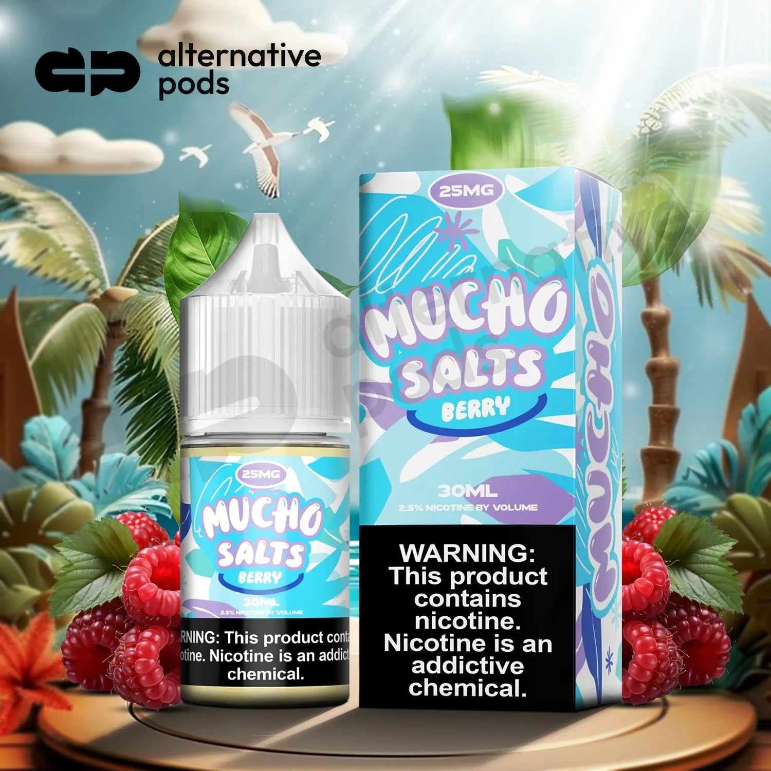 Mucho Salts Nicotine Salt E-Liquid 30ML - Alternative pods | Online Vape & Smoke Shop