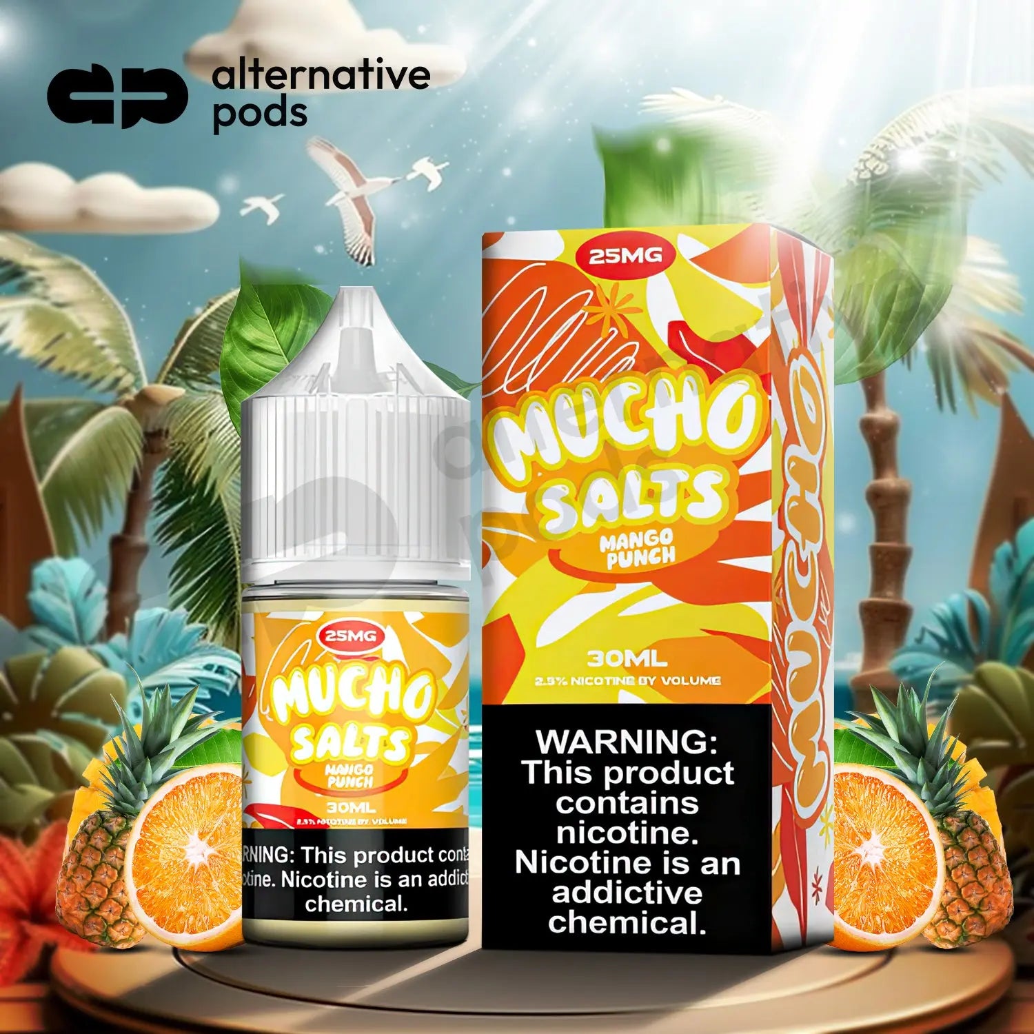 Mucho Salts Nicotine Salt E-Liquid 30ML - Alternative pods | Online Vape & Smoke Shop
