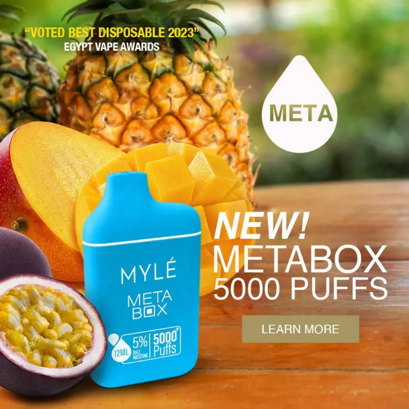 Myle Meta Box 5000 Disposable 5% Myle Meta Box 5000 Disposable 5%