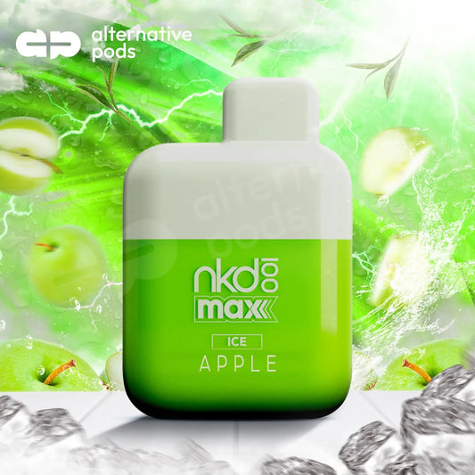 NKD100 Max By Naked Disposable Vape - Ice Apple 