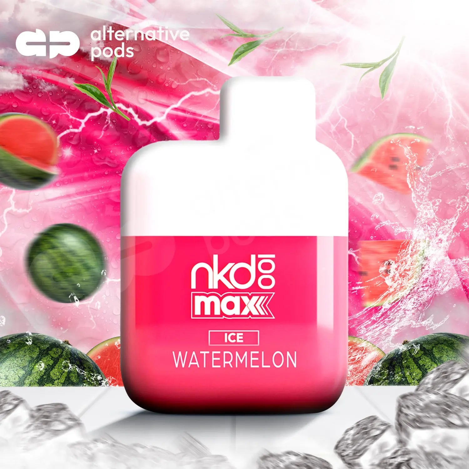 NKD100 Max By Naked Disposable Vape - Ice Watermelon 