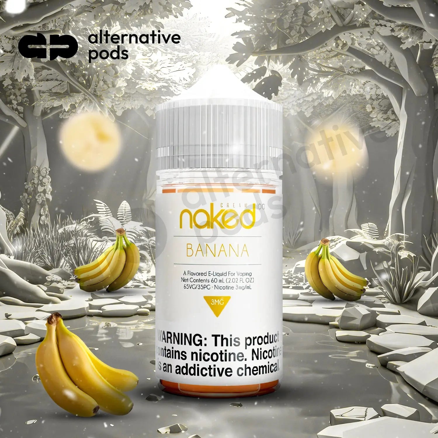 Naked100 Fusion E-Liquid 60ML - Banana 