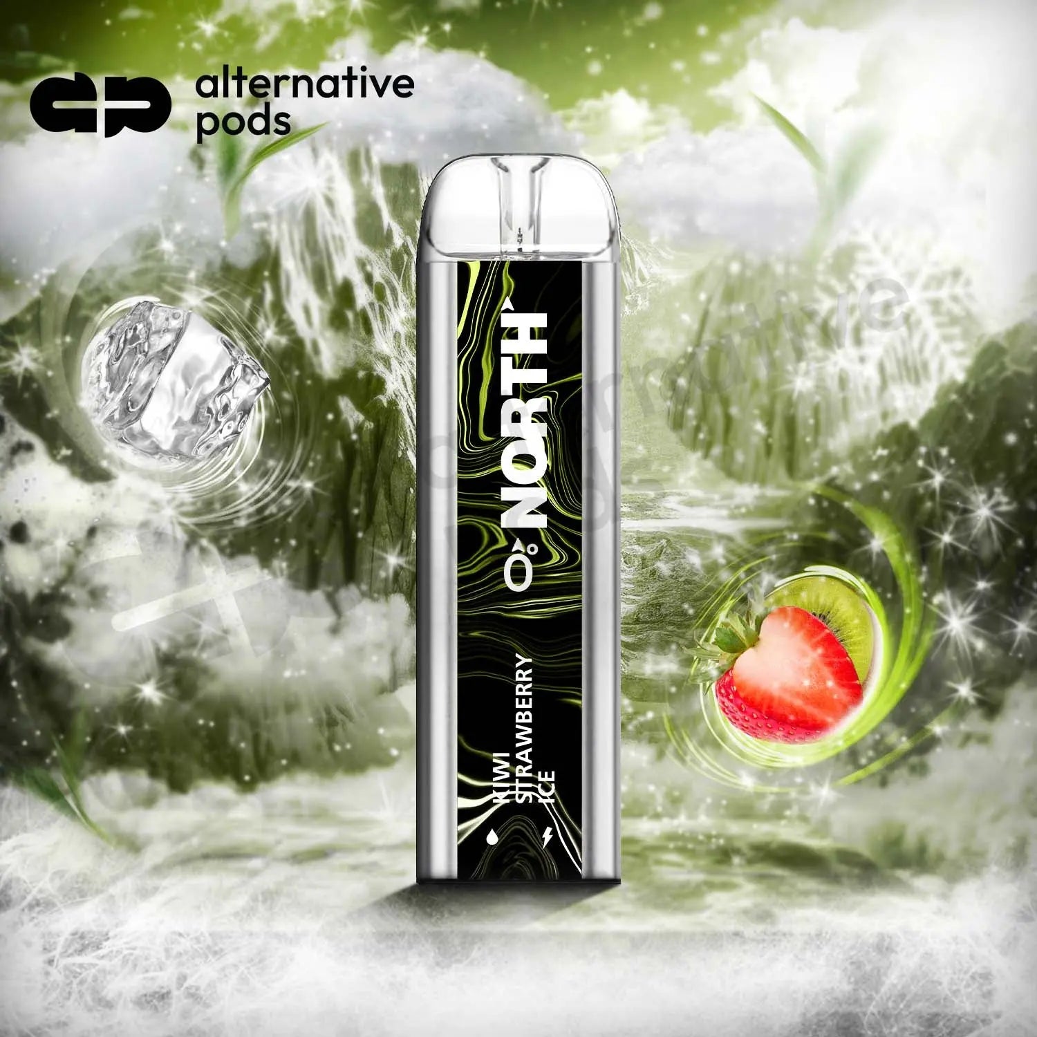 North 5000 0% - Kiwi Strawberry Ice 