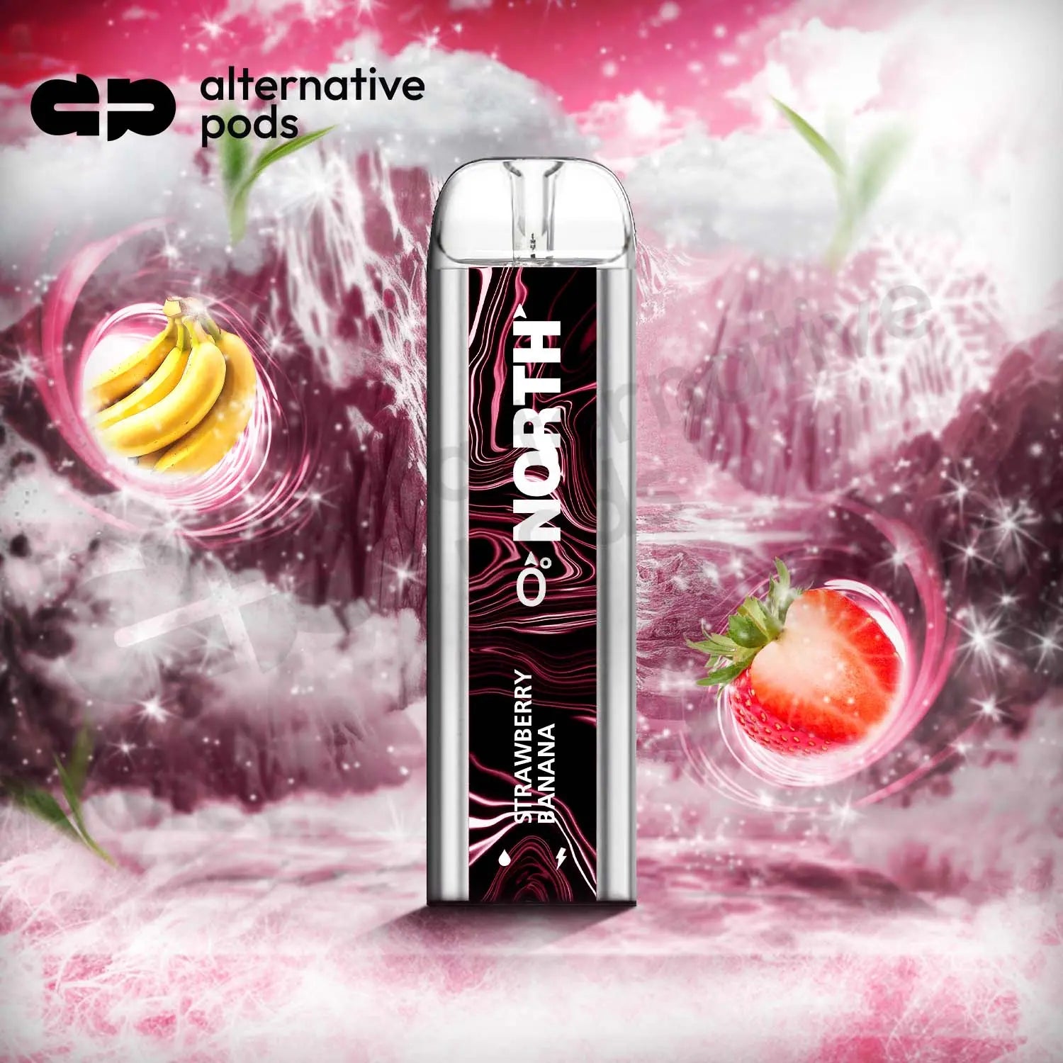 North 5000 0% - Strawberry Banana 