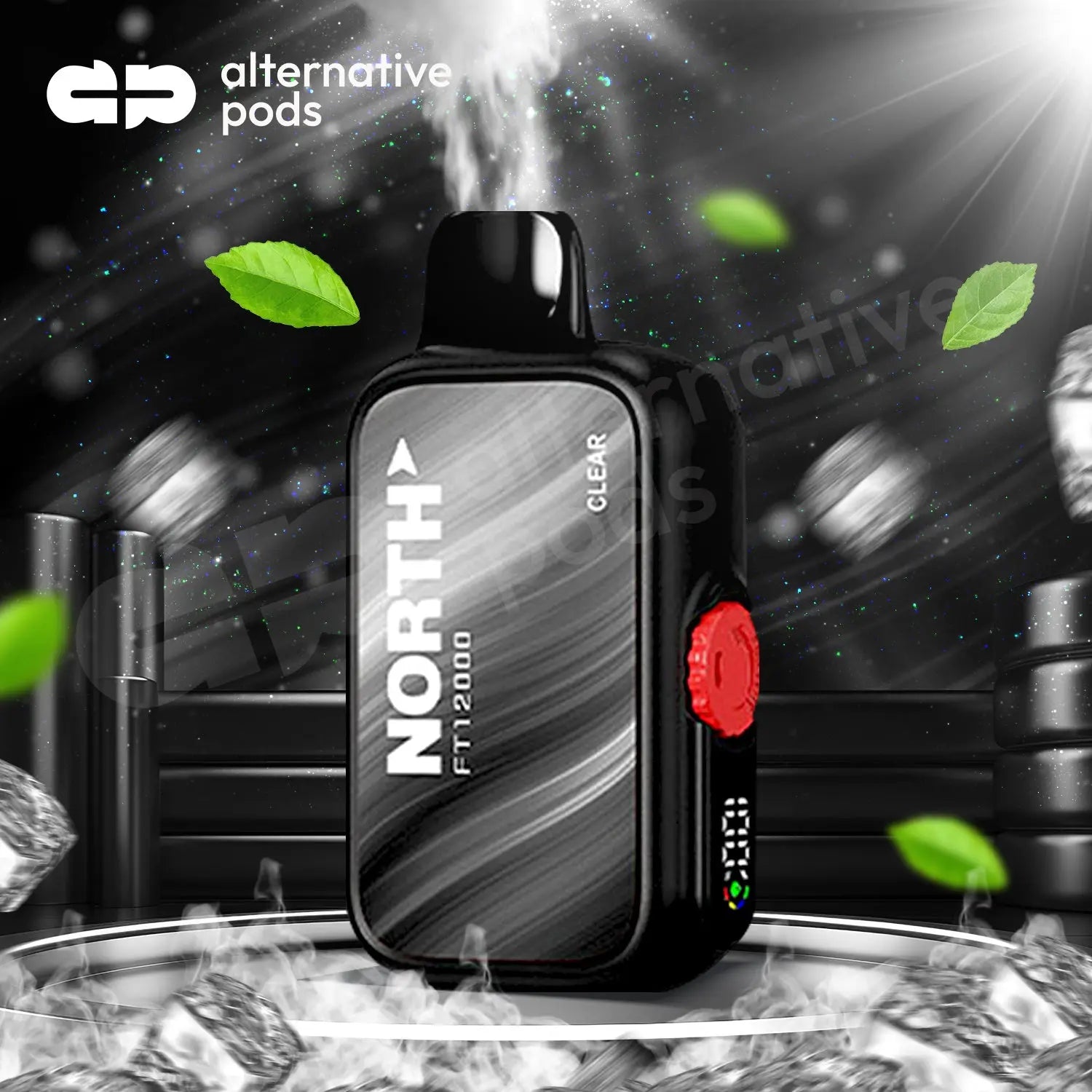 North FT12000 15ML 12000 Puffs Disposable NORTH - Clear 