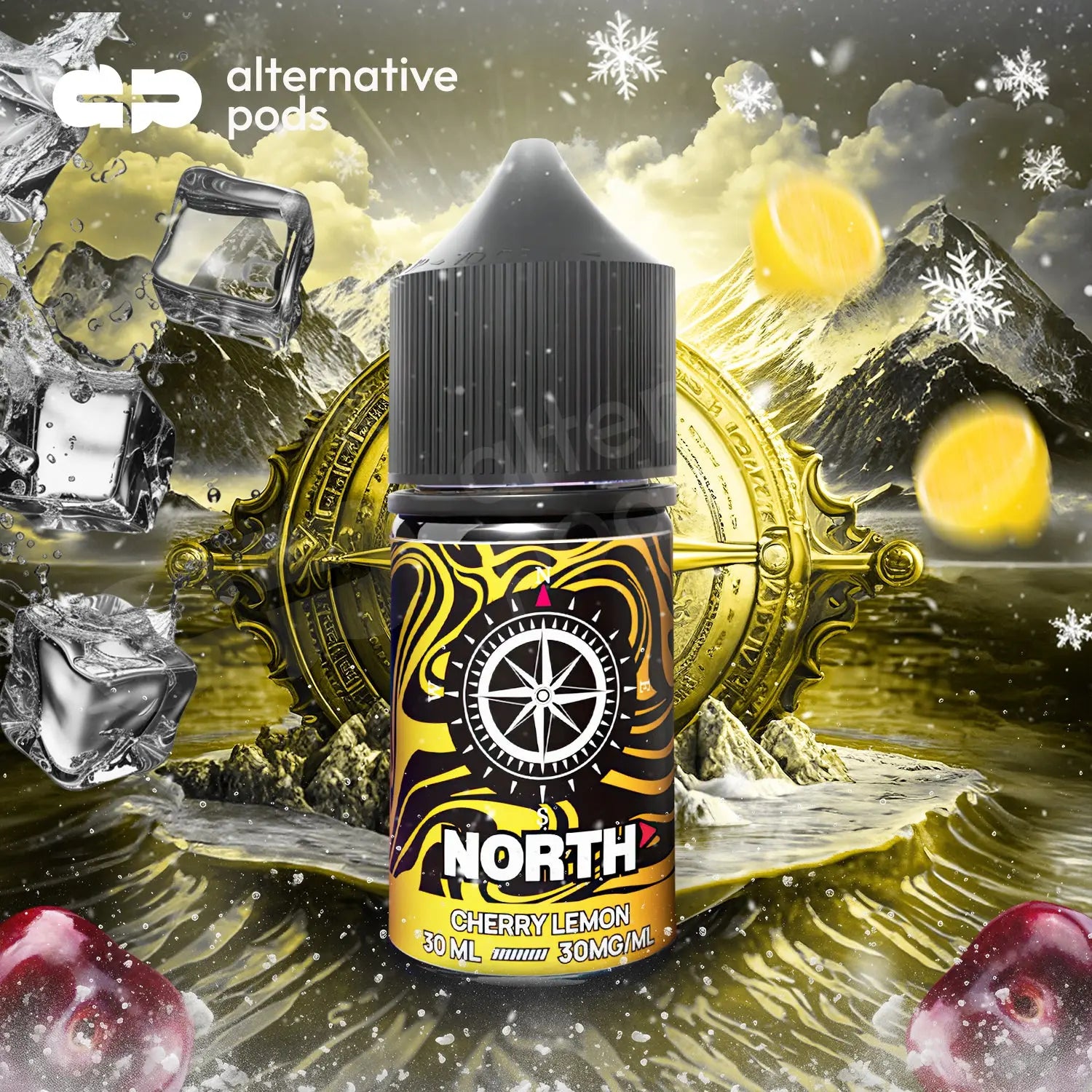 North Nicotine Salt E-Liquid 30ML - Cherry Lemon 