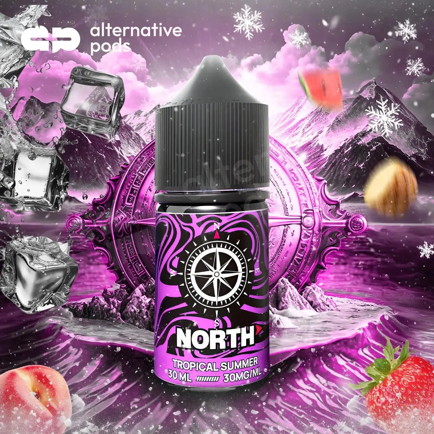 North Nicotine Salt E-Liquid 30ML - Tropical Summer 