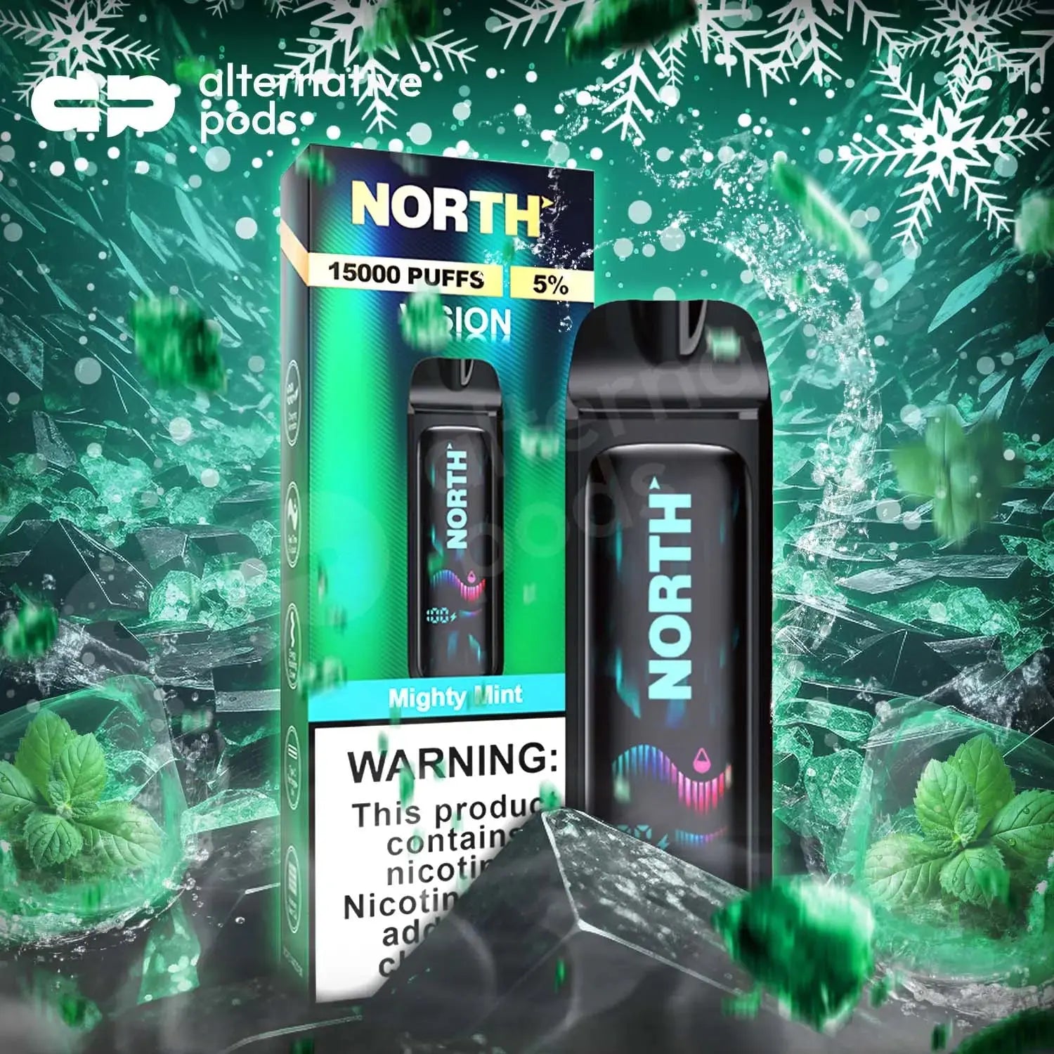 North Vision 15K Disposable - Mighty Mint 