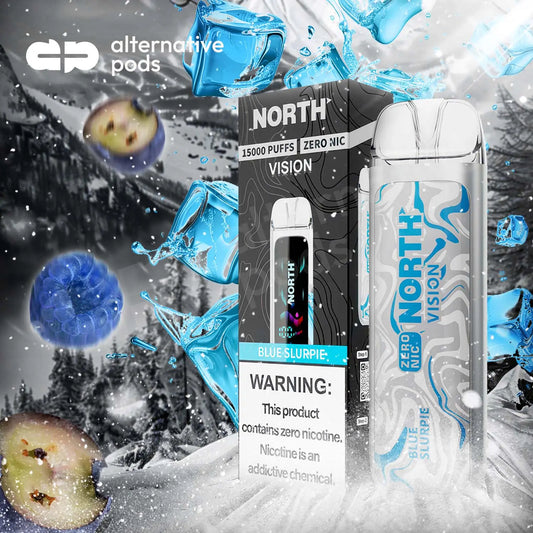 North Vision 15K Zero Nicotine Disposable - Blue Slurpie 