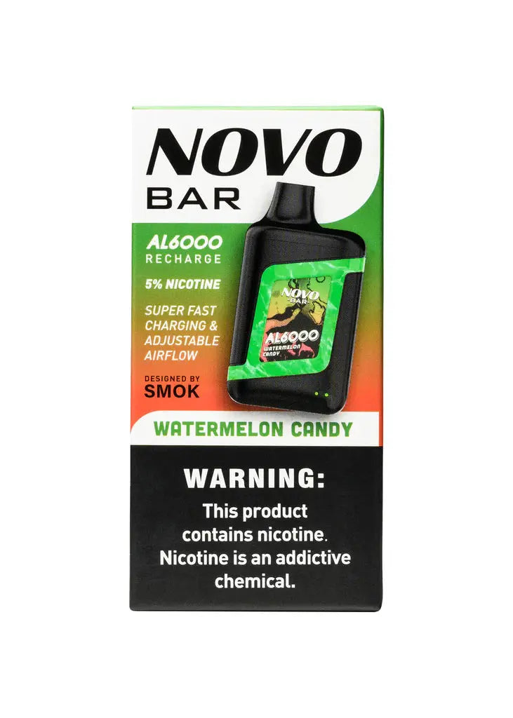 Novo Bar AL6000 Puffs by Smok Disposable Vape - Watermelon Candy 