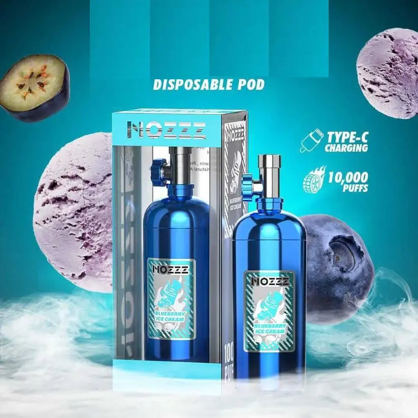 Nozzz 10,000 PUFFS RECHARGEABLE 10K PUFFS - Alternative pods | Online Vape & Smoke Shop