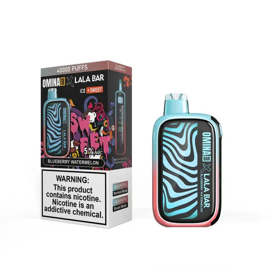 OMINA BAR X LALA BAR 40000 - Blueberry Watermelon 