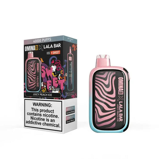 OMINA BAR X LALA BAR 40000 - Juicy Peach Ice 