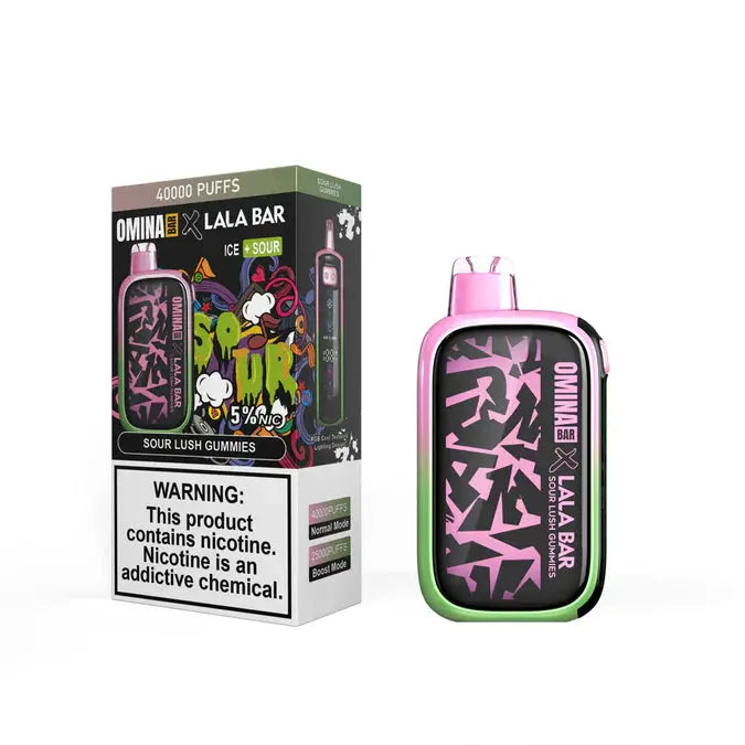OMINA BAR X LALA BAR 40000 - Sour Lush Gummies 