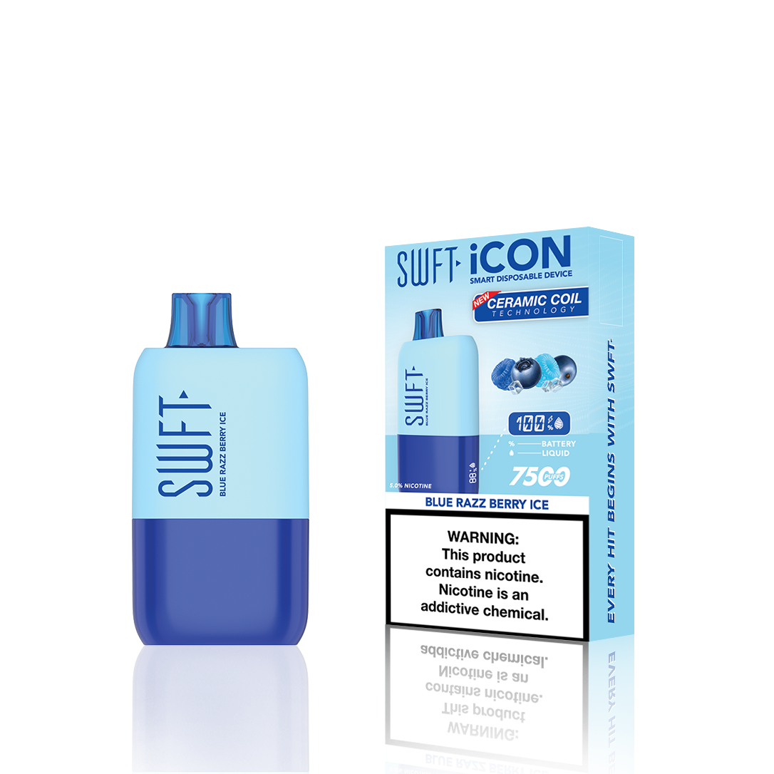 SWFT Icon 7500 Disposable-BLUE RAZZ BERRY ICE