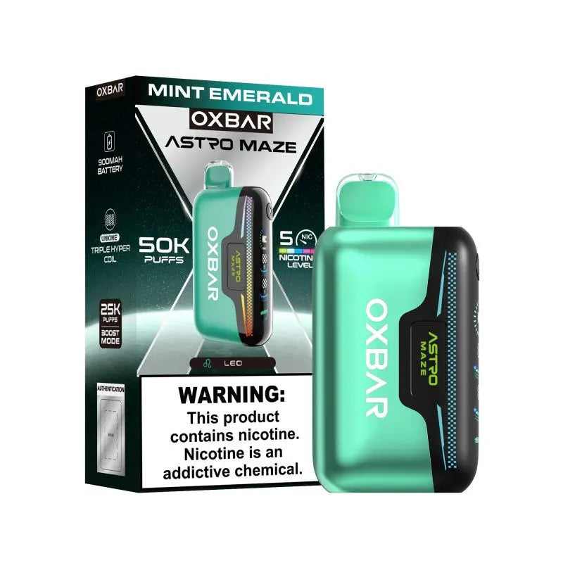 OXBAR Astro Maze 50K - Mint Emerald 