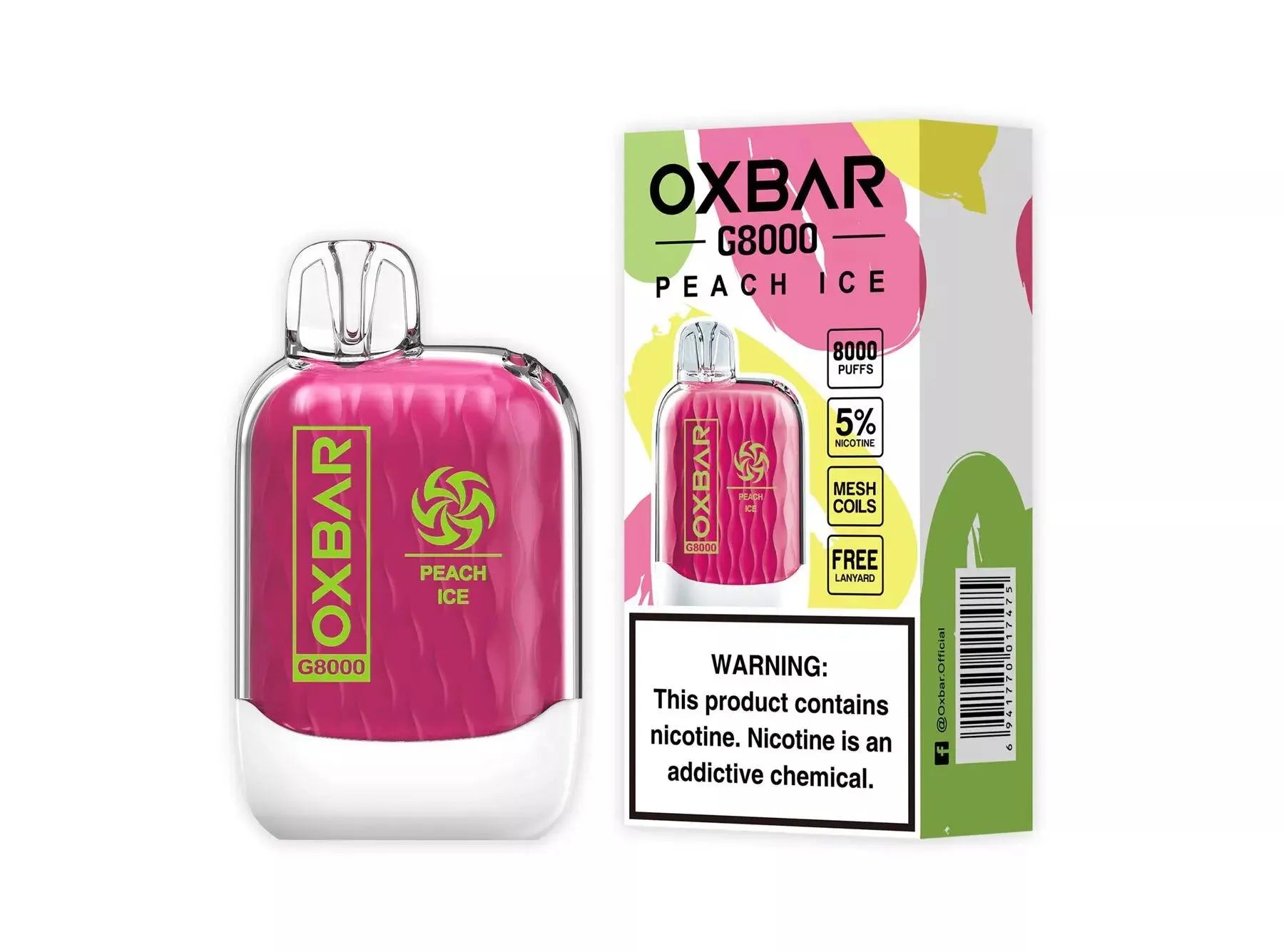 OXBAR G8000 Disposable Vape - Alternative pods | Online Vape & Smoke Shop