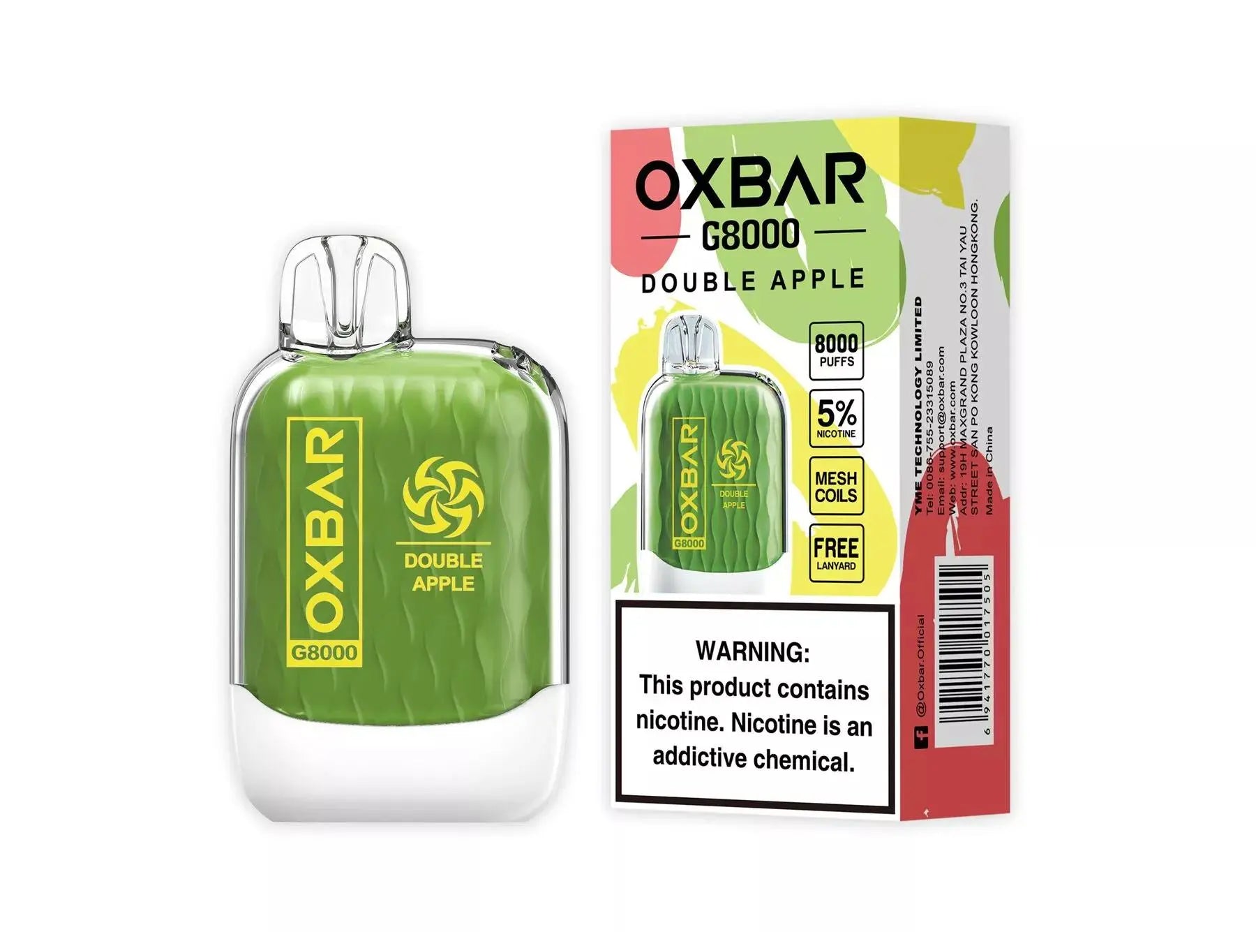OXBAR G8000 Disposable Vape - Alternative pods | Online Vape & Smoke Shop