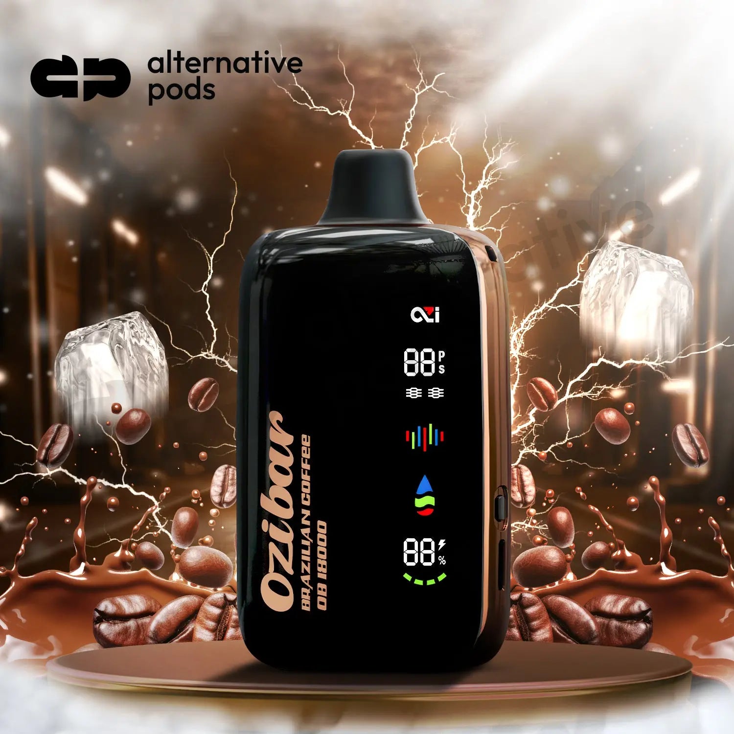 coffee vape Elf Bar AF5000 Ice Coffee Disposable Vape – Royal Vapes main image 1