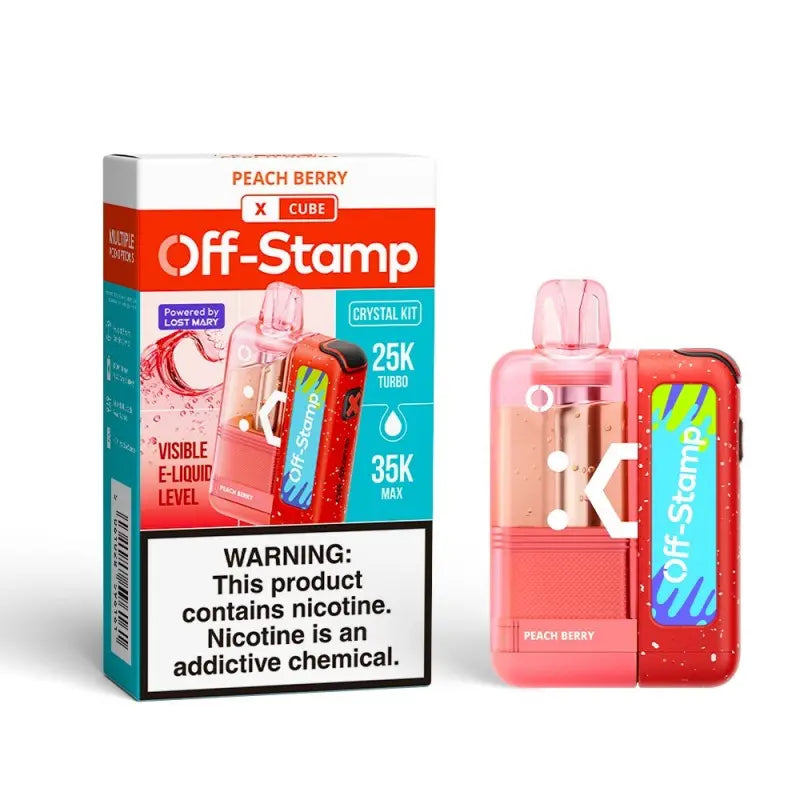 Off-Stamp X Cube Crystal Cube Disposable Kit - Peach Berry 