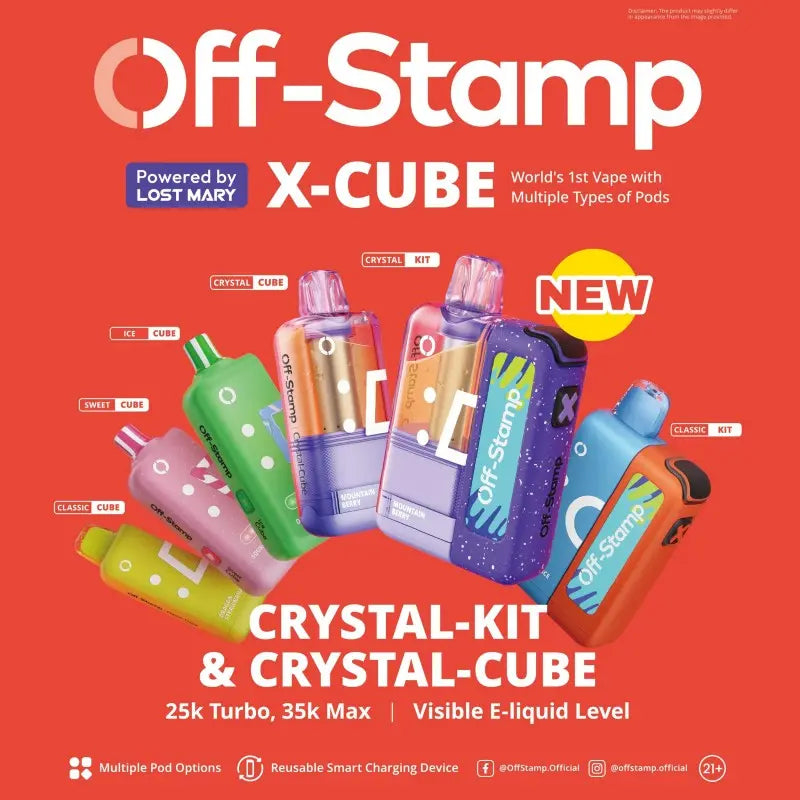 Off-Stamp X Cube Crystal Cube Disposable Kit Off-Stamp X Cube Crystal Cube Disposable Kit