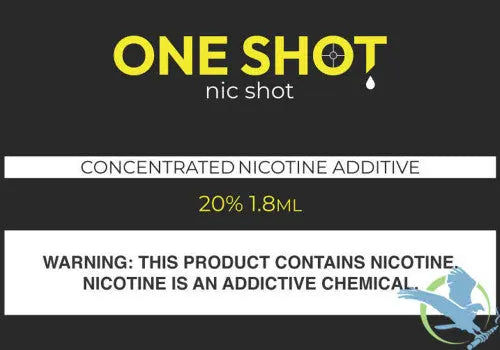 One Shot 1.8ML Freebase Nic Shot - Alternative pods | Online Vape & Smoke Shop