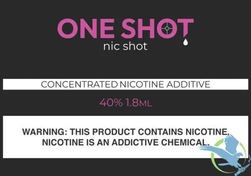 One Shot 1.8ML Freebase Nic Shot - Alternative pods | Online Vape & Smoke Shop