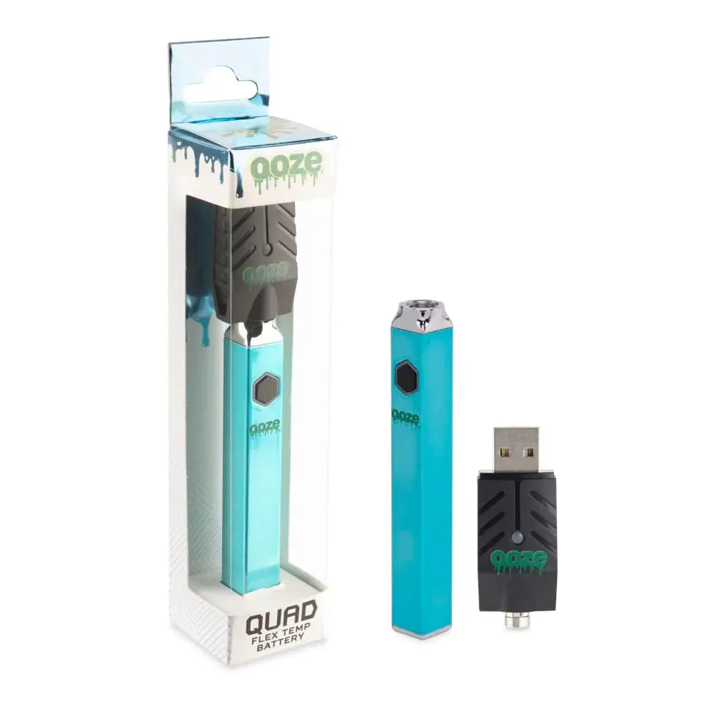 Ooze Quad 510 Thread 500 mAh Square Vape Pen Battery - Alternative pods | Online Vape & Smoke Shop