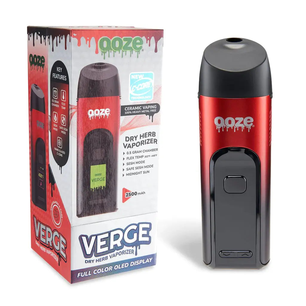 Ooze Verge Dry Herb Vaporizer – 2500 mAh C-Core - Alternative pods | Online Vape & Smoke Shop