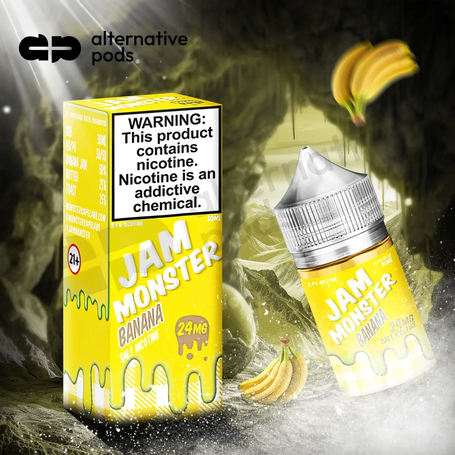 PB & Jam Monster Synthetic Nicotine Salt E-Liquid 30ML - Alternative pods | Online Vape & Smoke Shop