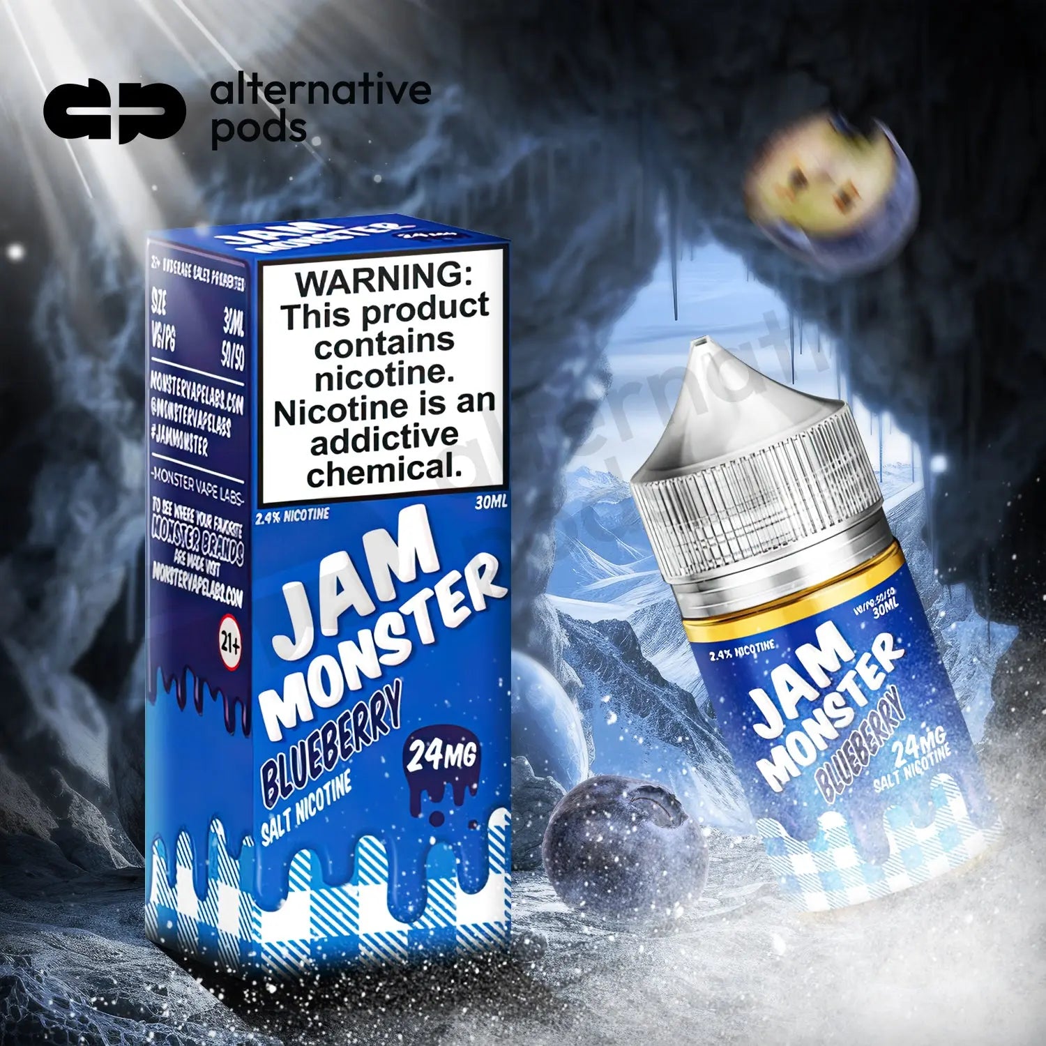 PB & Jam Monster Synthetic Nicotine Salt E-Liquid 30ML - Alternative pods | Online Vape & Smoke Shop