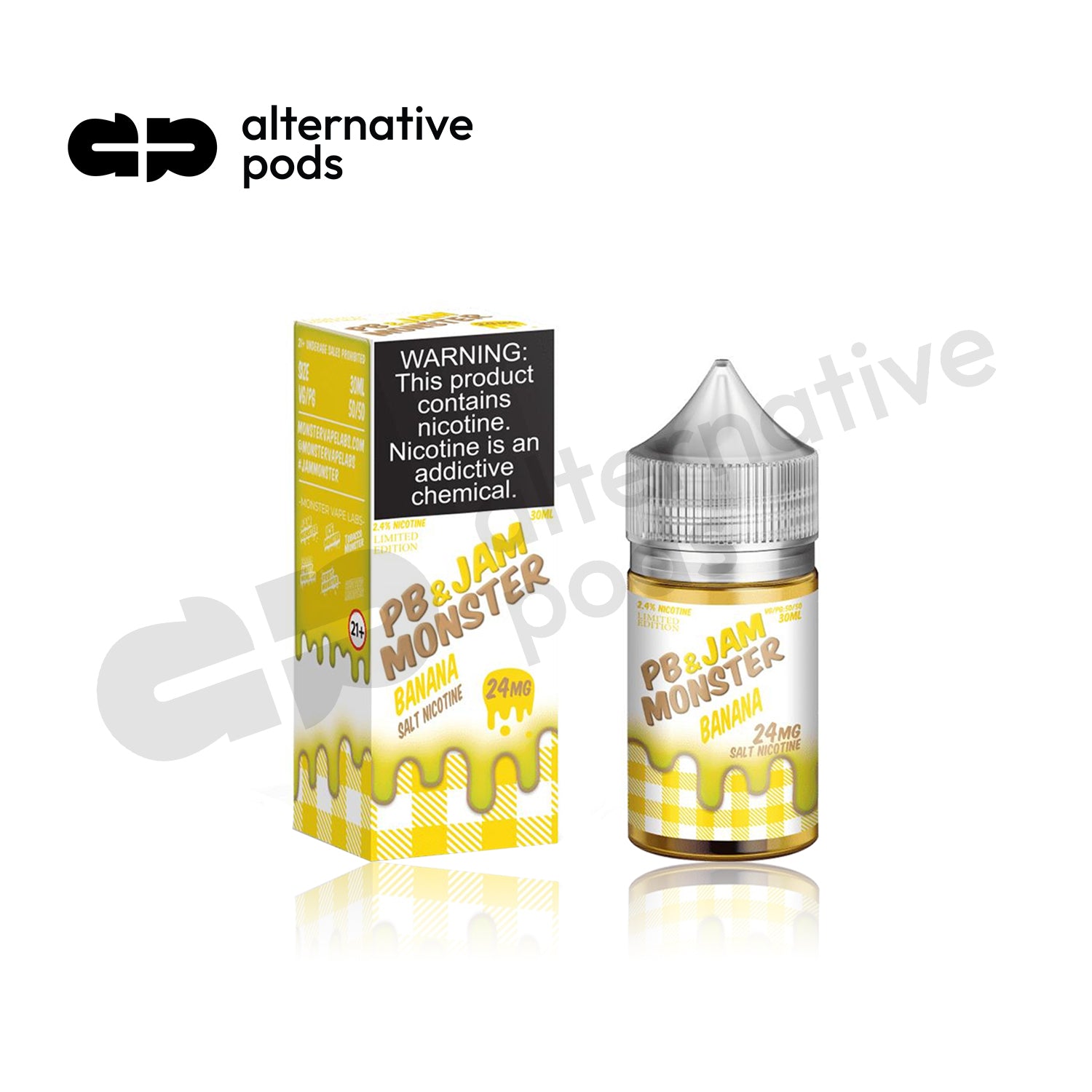 PB & Jam Monster Synthetic Nicotine Salt E-Liquid 30ML - Online Vape Shop | Alternative pods | Affordable Vapor Store | Vape Disposables