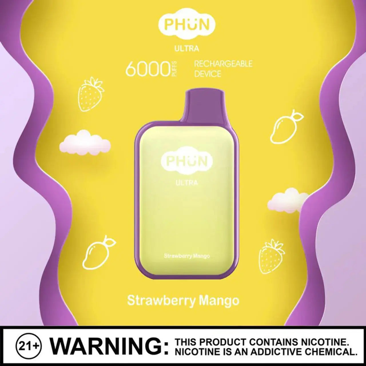 PHUN Ultra 14ML 6000 Puffs Disposable Device PHUN Ultra 14ML 6000 Puffs Disposable Device