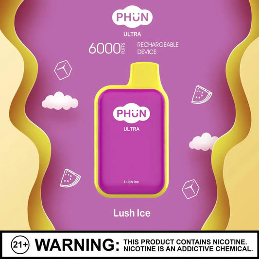 PHUN Ultra 14ML 6000 Puffs Disposable Device - Alternative pods | Online Vape & Smoke Shop