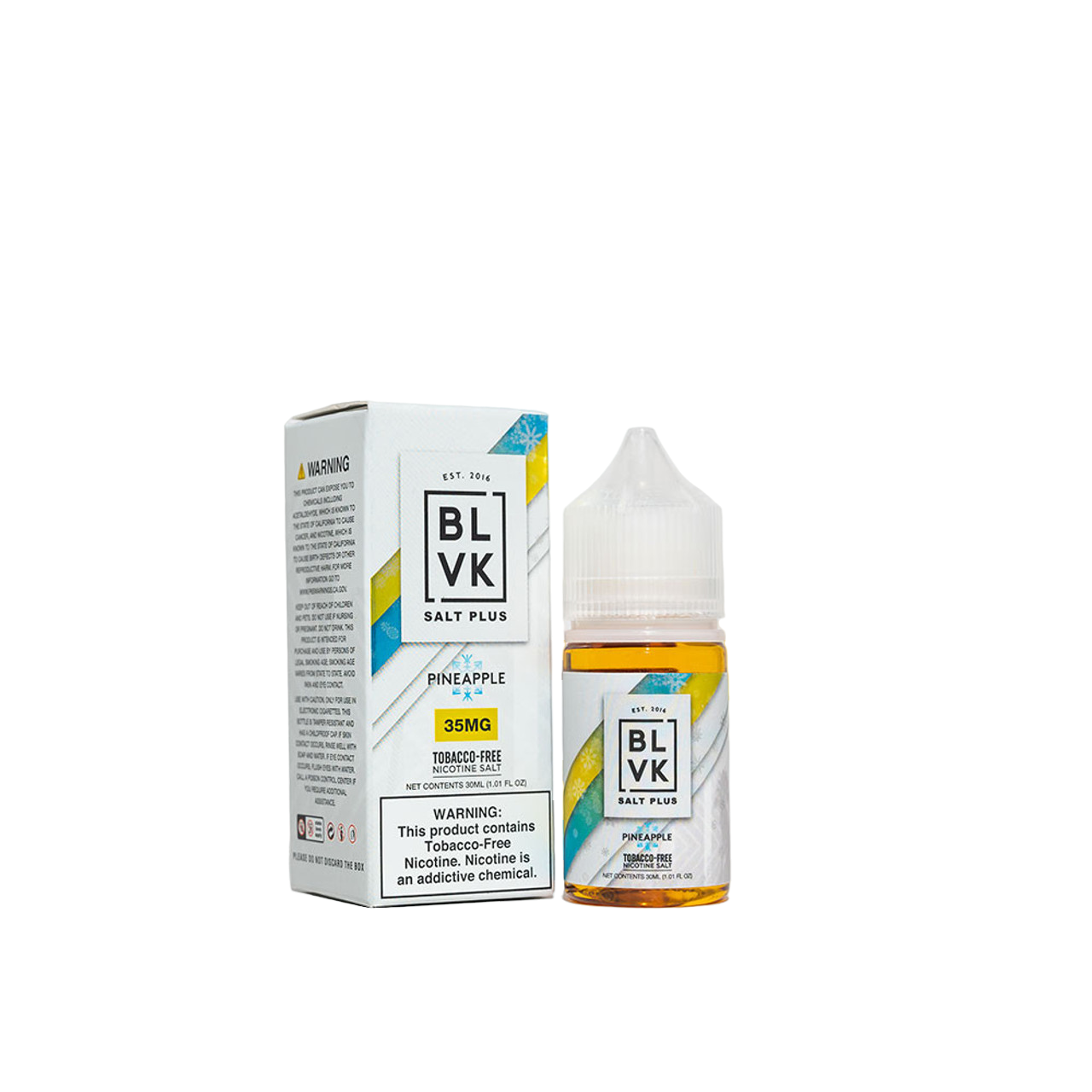 BLVK Salt Plus Synthetic Nicotine Salt E-Liquid 30ML Pineapple