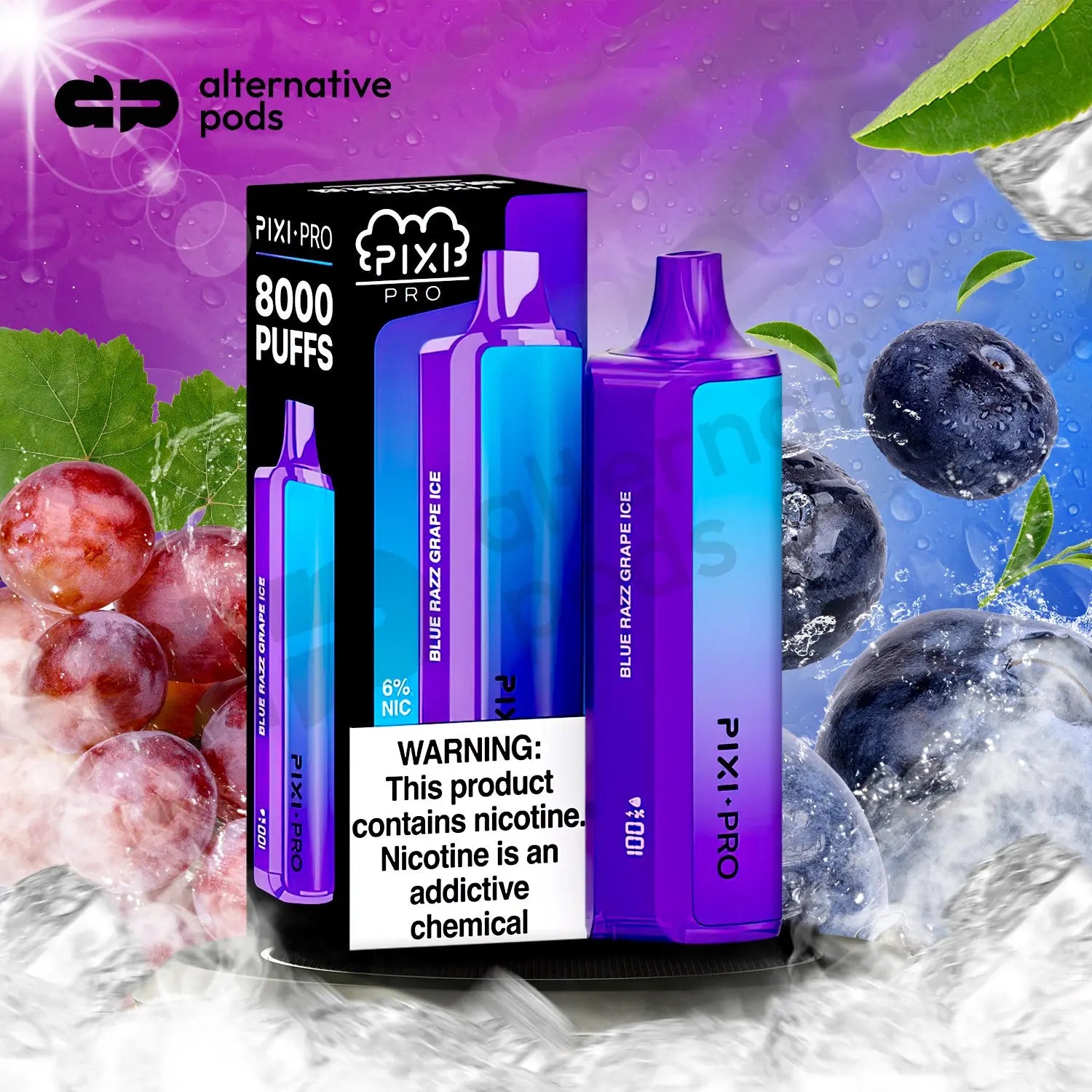 PIXI PRO 8000 DISPOSABLE - Alternative pods | Online Vape & Smoke Shop