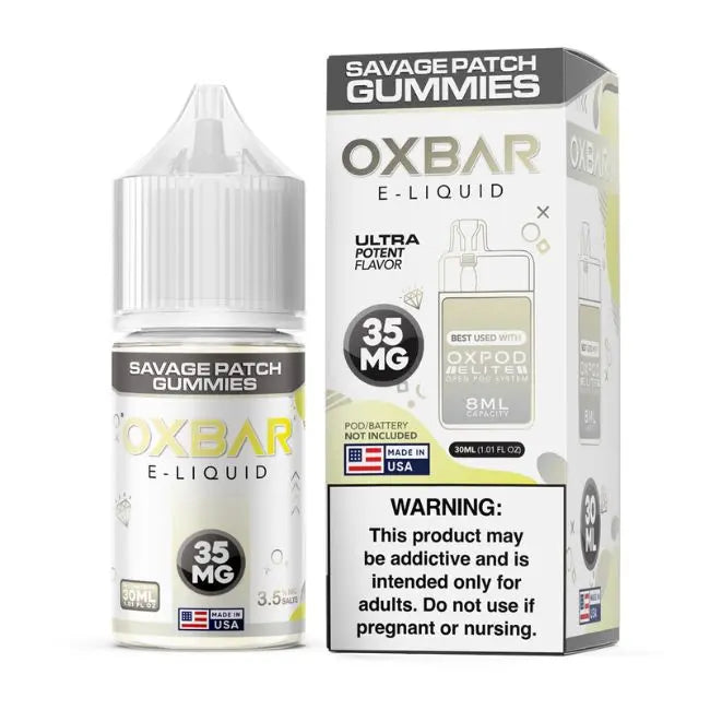 POD JUICE X OXBAR Salt E-Liquid 30ml - Savage Patch Gummies 