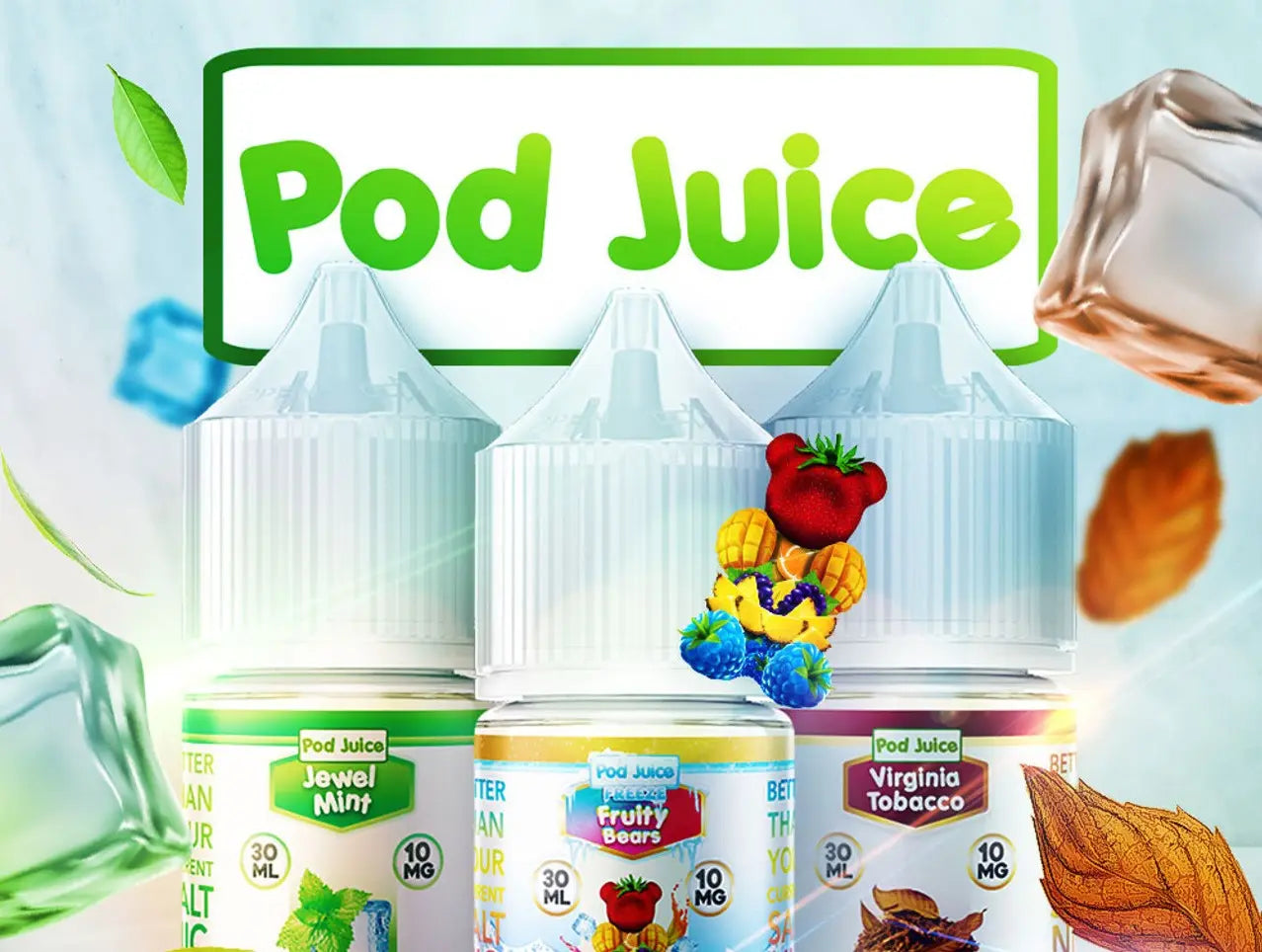 POD Juice Synthetic Nicotine Salt E-Liquid 10MG 30ML - Alternative pods | Online Vape & Smoke Shop