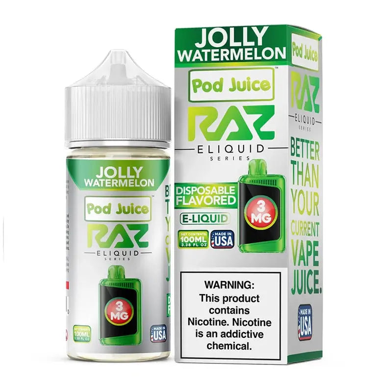 POD Juice x RAZ Series Nicotine E-Liquid 100ML POD Juice x RAZ Series Nicotine E-Liquid 100ML