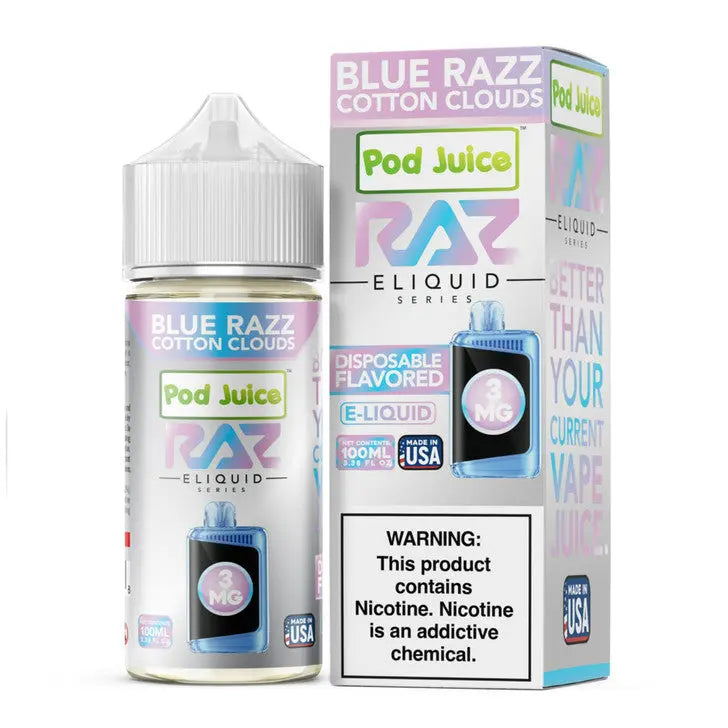 POD Juice x RAZ Series Nicotine E-Liquid 100ML POD Juice x RAZ Series Nicotine E-Liquid 100ML